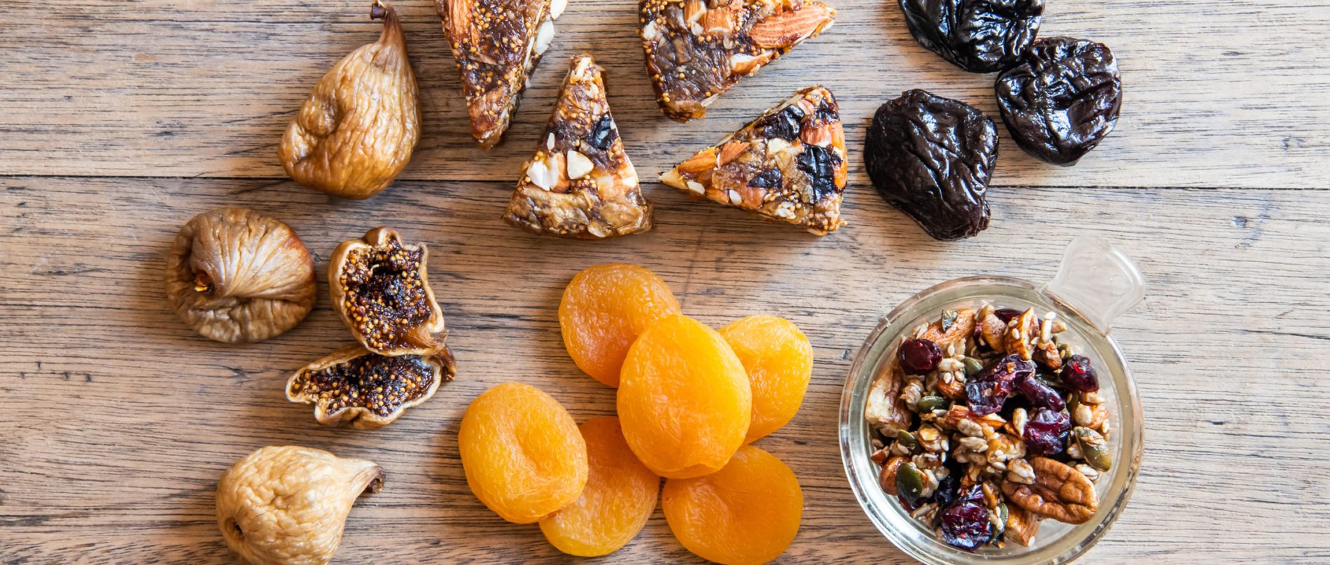 Delicious dried-fruit and nuts